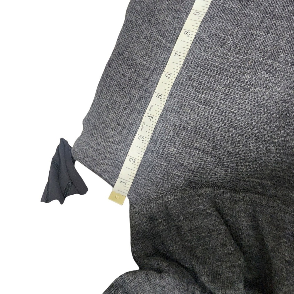 Ann Taylor Women's Charcoal Gray Cowl Neck Long Sleeve Sweater‎ Dress Size S - Picture 4 of 6
